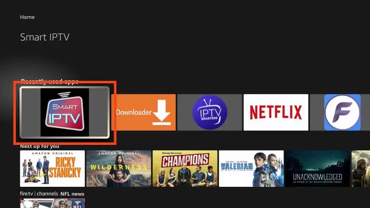 Smart IPTV App auf Fire TV Stick einrichten